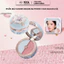 Phấn Má Flower Knows Butterfly Cloud Collar Collection 2 ô Màu Phấn Highlight và Phấn Má Hồng 6g