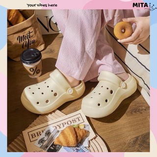 Dép sục nữ Mita đế cao 5 cm form xoài trơn XIXITIAO có quai hậu dễ thương CS-214