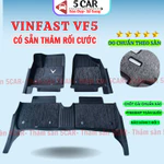 Thảm lót sàn NHỰA 5D TPE Tràn viền có kèm RỐI SẴN xe Vinfast VF5/ Herio Green, dễ dàng vệ sinh, lắp đặt — ảnh 1