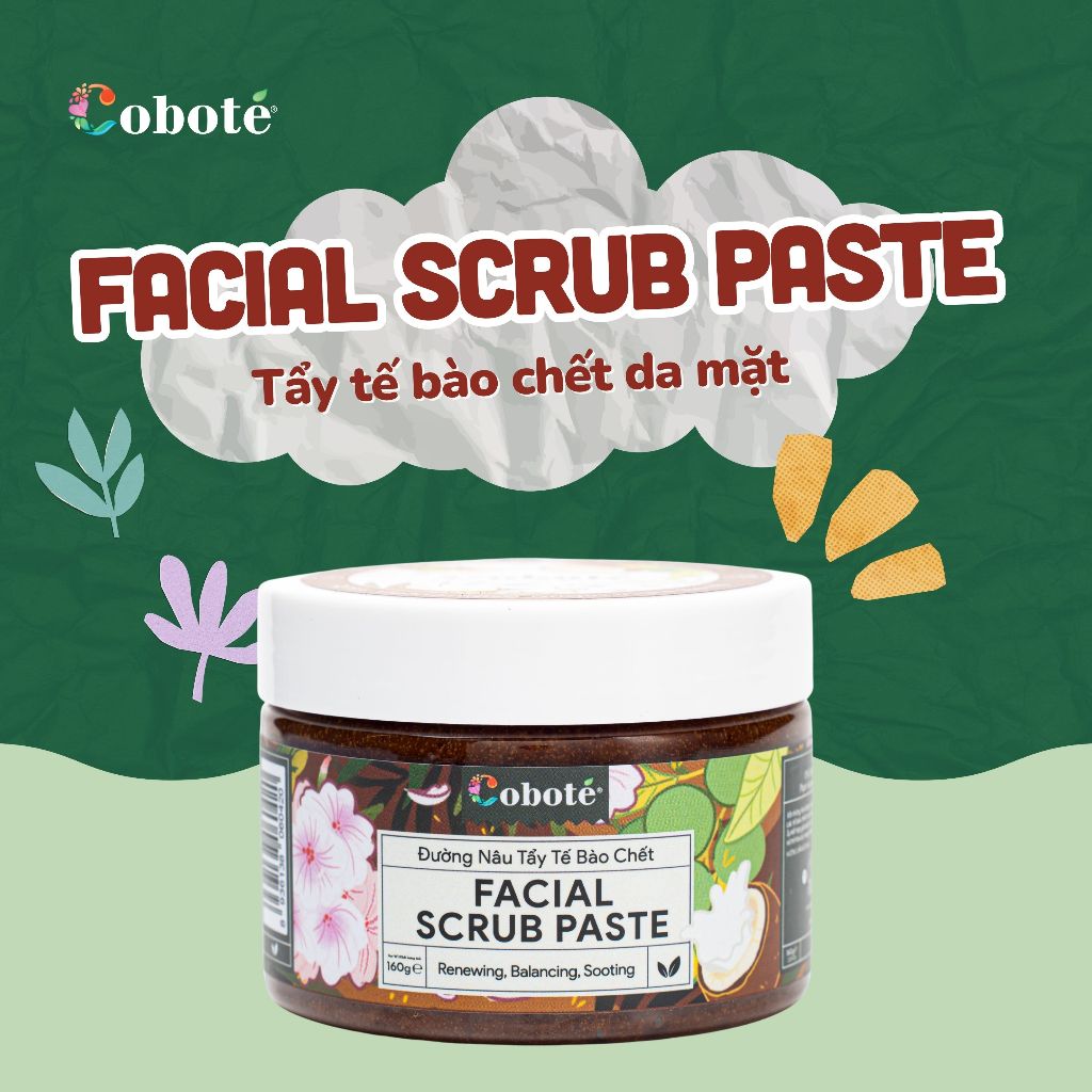 Tẩy tế bào chết da mặt - đường nâu làm sạch các bụi bẩn và bã nhờn trên da, giúp da thông thoáng hơn