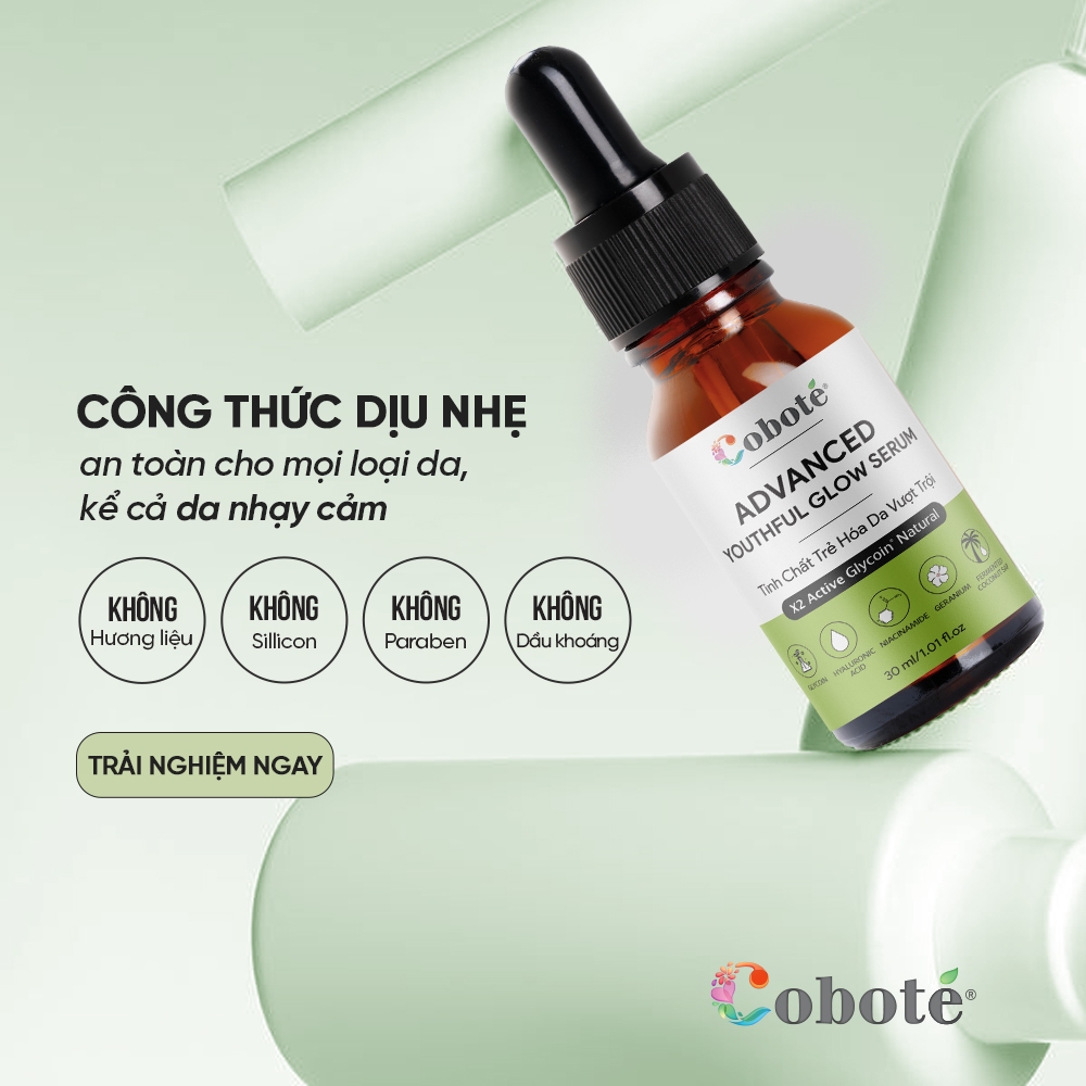 Serum trẻ hóa da advanced youthful glow dưỡng ẩm căng bóng 3ml/30ml