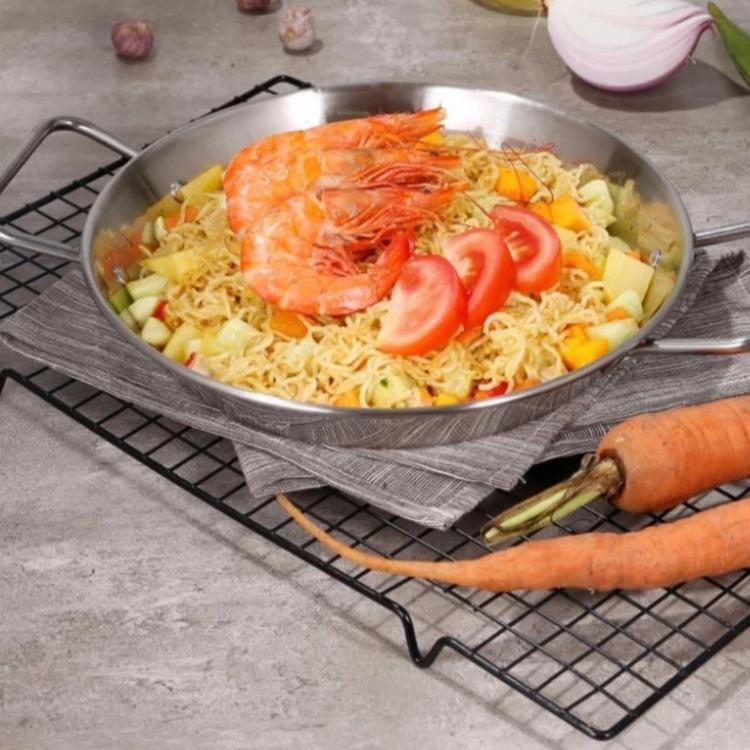 Chảo inox cao cấp phong cách Hàn Quốc tay cầm cách nhiệt phiên bản 2026