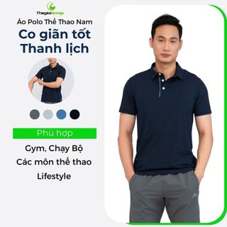 Áo Polo Nam Tennis Pickleball ICADO HT117 Áo Thun Nam Cao Cấp Thoáng Khí thế giới đồ tập thegioidotap