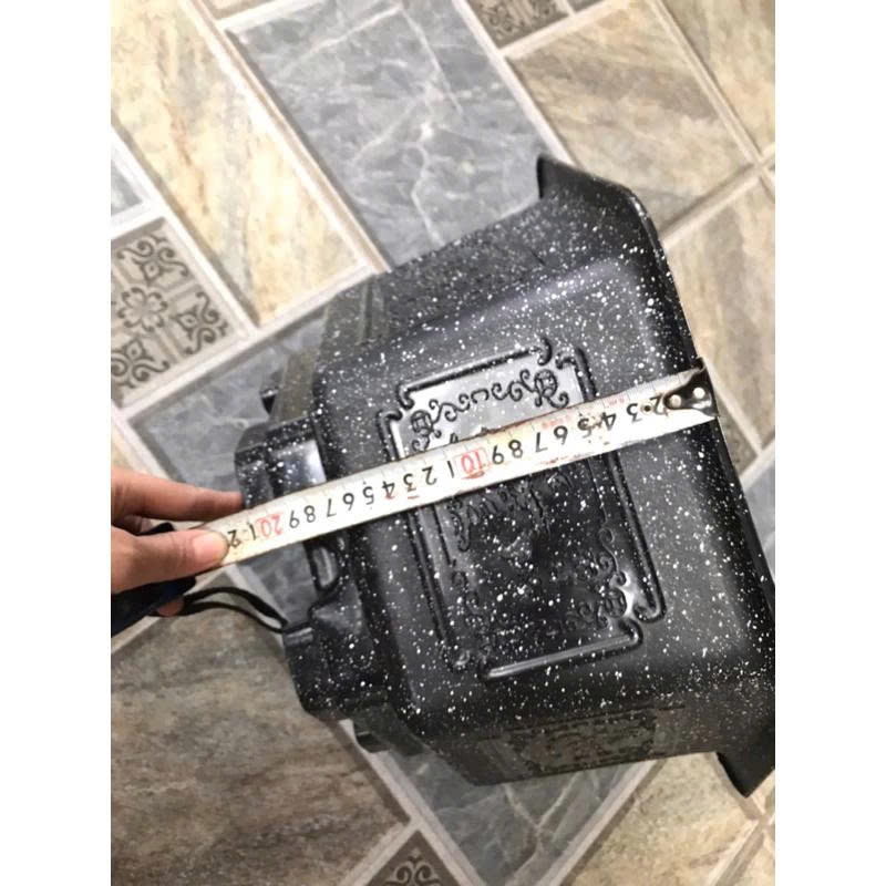Chậu Nhựa Lục Giác Giả Đá FAC380 Kt 42x22cm (Nhựa Dày) - Chậu Nhựa trồng cây, trồng hoa,hàng sẵn