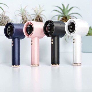 Quạt mini cầm tay NUTANA 5000mAh di động có thể sạc gió mạnh 100 tốc độ màn hình hiển thị pin có thể bỏ túi gọn