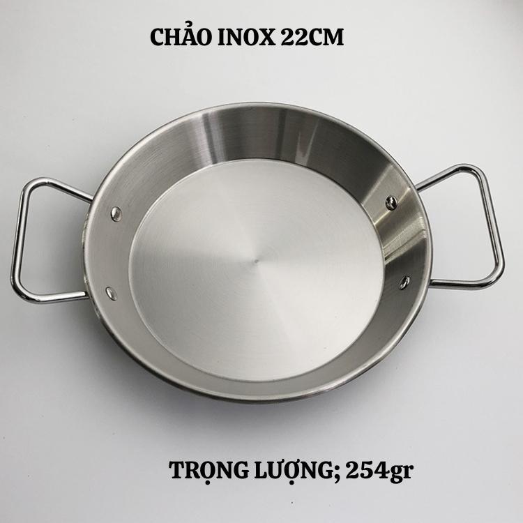Chảo inox cao cấp phong cách Hàn Quốc tay cầm cách nhiệt phiên bản 2026