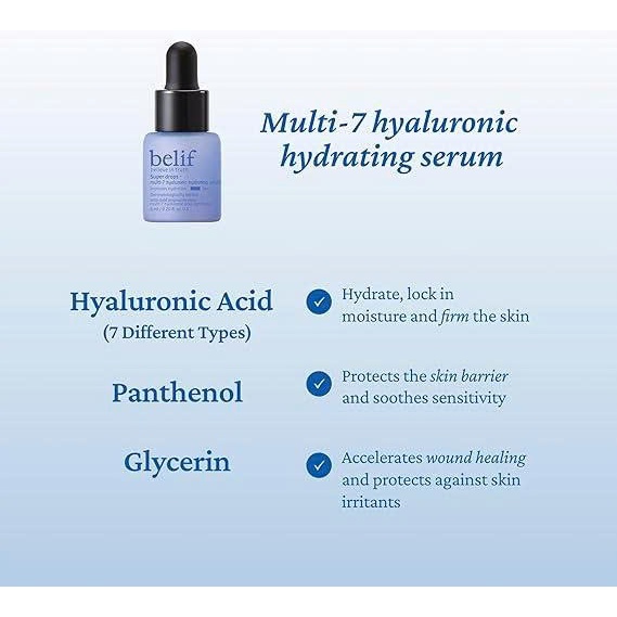 V160_ Tinh Chất Dưỡng Ẩm, Làm Dịu Da Belif Super Drops 6ml