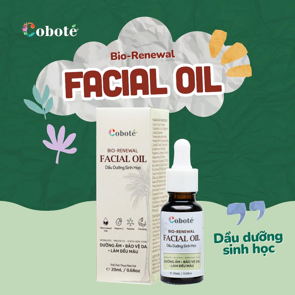 Dầu dưỡng sinh học bio-renewal facial oil cho da khô, da nhạy cảm, tối màu cần phục hồi
