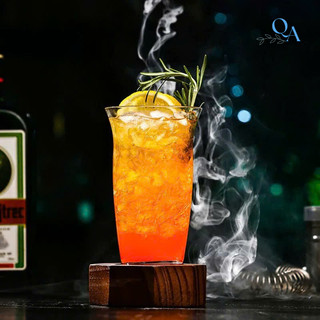 Ly trà chanh 1003, cốc thủy tinh trụ trơn miệng loe dùng pha trà chanh, cocktail, sinh tố, nước ép