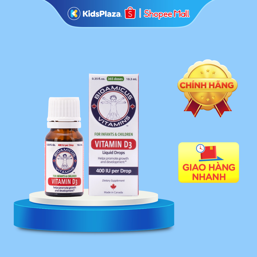 Vitamin D3 BioAmicus 10.3ml - CHÍNH HÃNG | Shopee Việt Nam
