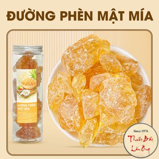 Đường phèn mật mía 100g, đường phèn vàng kết tinh, dùng nấu chè, chưng yến, tạo vị ngọt tự nhiên