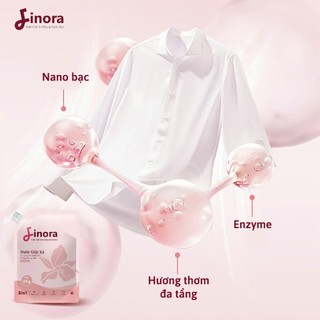 [ MUA 1 TẶNG 1 ] Nước Giặt Xả Finora Hương Nước Hoa , Lưu Hương lâu, 2 Túi/4kg