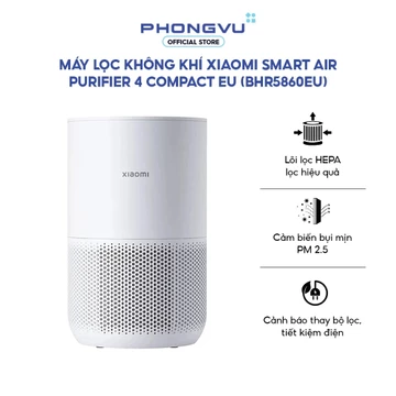 Máy lọc không khí Xiaomi Smart Air Purifier 4 Compact - 27W - Lọc bụi PM2.5 - App Mi Home - Bảo hành 12 tháng