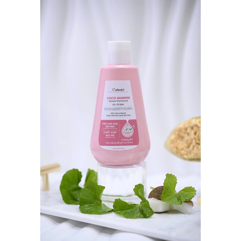 Dung Dịch Vệ Sinh Làm Sạch Dịu Nhẹ Coco Whisper Intimate Cleansing Gel 30ml 210ml