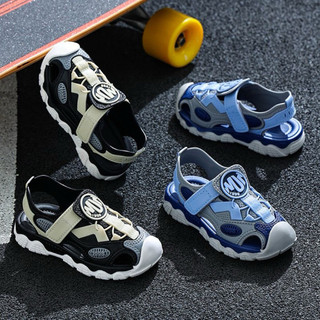 Sandal 2613 bít mũi giả giày cho bé trai từ 3 đến 10 tuổi siêu êm mềm nhẹ