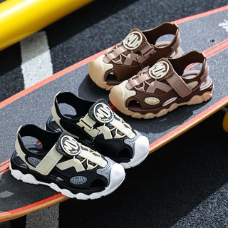 Sandal 2613 bít mũi giả giày cho bé trai từ 3 đến 10 tuổi siêu êm mềm nhẹ