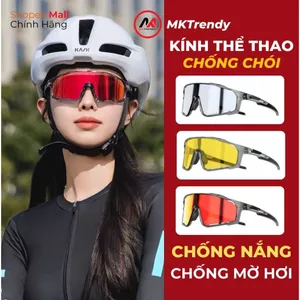 Kính thể thao ngoài trời MKTRENDY kính đổi màu tròng tráng gương đạp xe leo núi chống tia UV chống chói F1