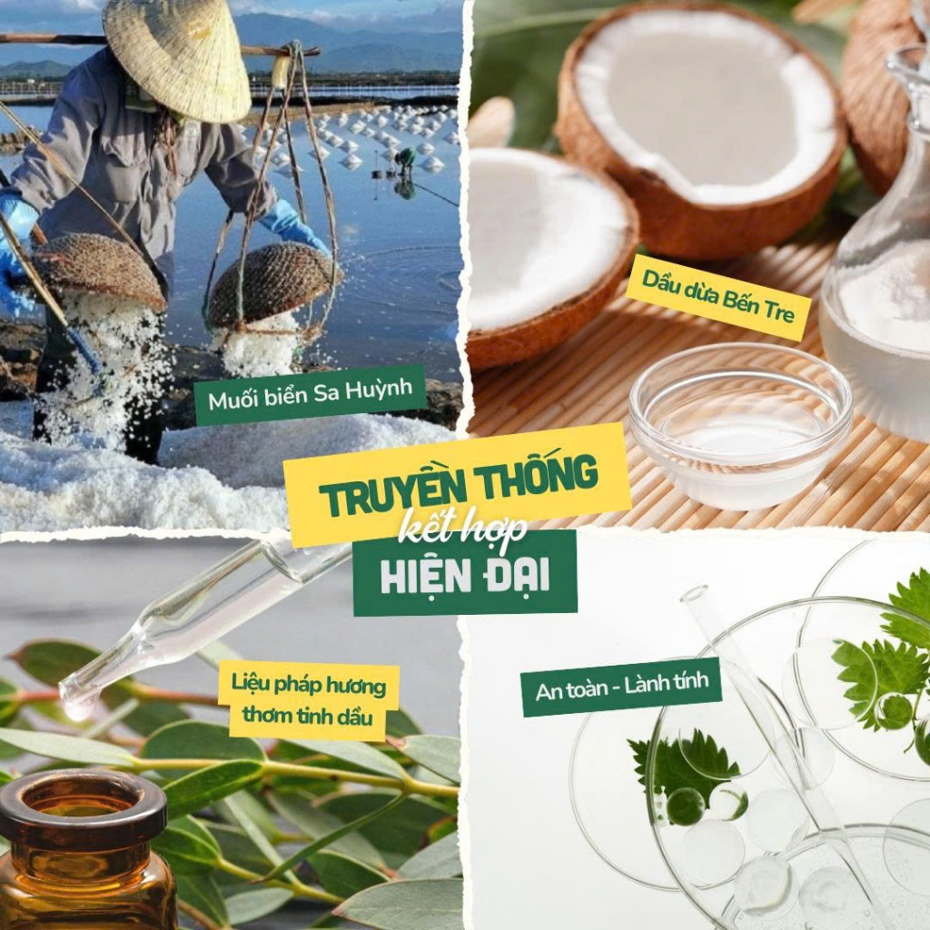 Muối ngâm chân thư giãn hỗ trợ ngủ ngon, hỗ trợ cải thiện nứt gót và mềm gót 65g 310g