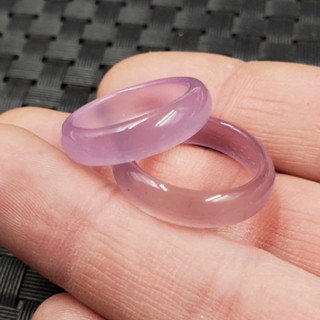Nhẫn Khối Thạch anh hồng Brazil  mang sắc hồng dịu nhẹ,phong thuỷ may mắn- Chou Jewelry