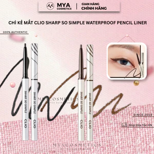 Chì Sáp Kẻ Mắt CLIO Sharp, So Simple Waterproof Pencil Liner
