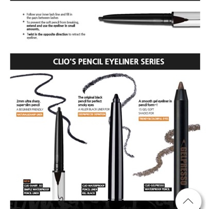 Chì Sáp Kẻ Mắt CLIO Sharp, So Simple Waterproof Pencil Liner