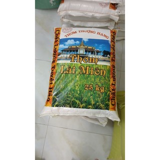 Gạo Lài Miên Thượng Hạng Bao 25Kg - Dẻo Thơm Ngon Cơm