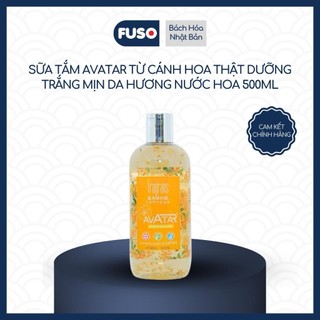 Sữa Tắm Avatar Từ Cánh Hoa Thật Dưỡng Trắng Mịn Da Hương Nước Hoa 500ml