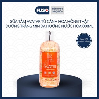 Sữa Tắm Avatar Từ Cánh Hoa Thật Dưỡng Trắng Mịn Da Hương Nước Hoa 500ml