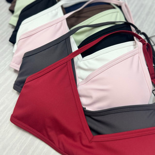 Set đồ tập gym nữ, thể thao, yoga cổ yếm điều chỉnh chất PoLy thoải mái thấm hút, co giãn 4 chiều (Mã 244)
