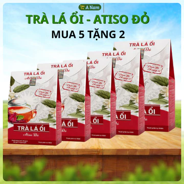(Combo 5 Tặng 2) Trà Lá ổi Tiệm Trà A NAM - Trà atiso túi lọc trà lá ổi giảm cân tốt cho tiêu hóa