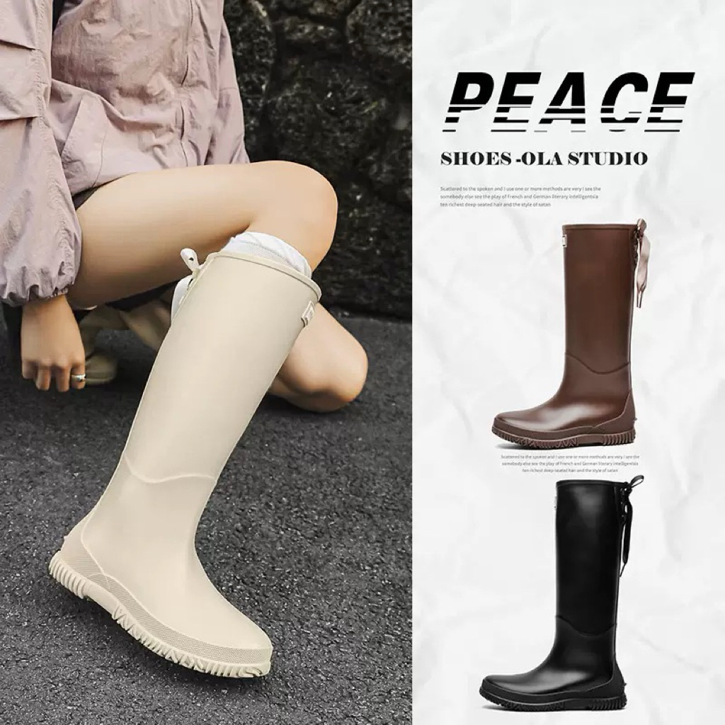 ỦNG THỜI TRANG BUỘC NƠ,ỦNG CAO CỔ ĐI MƯA CAO CẤP CHỐNG TRƠN TRƯỢT