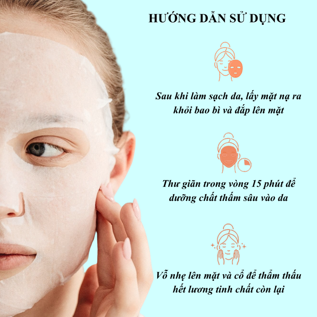 Mặt Nạ Hàn Quốc 10 Miếng |Cấp Ẩm Sâu, Phục Hồi Nhanh, Làm Sáng Da, Dịu Nhẹ Cho Da Nhạy Cảm | allpeaU