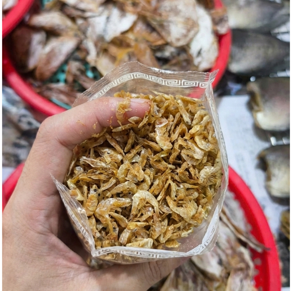 Ruốc Sấy Khô (Tép Sấy) – Ruốc Biển Sấy Thơm Ngon, Ăn Cơm Cực Bắt Vị