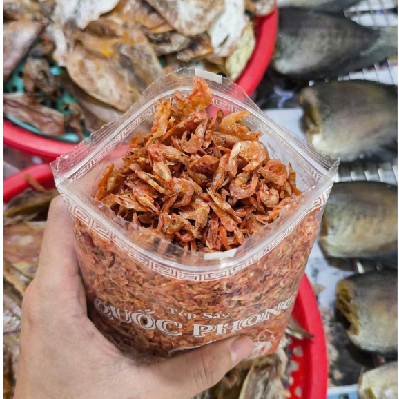 Ruốc Sấy Khô (Tép Sấy) – Ruốc Biển Sấy Thơm Ngon, Ăn Cơm Cực Bắt Vị
