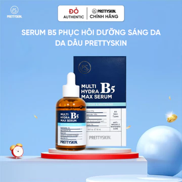 Tinh Chất Serum B5 Dưỡng Trắng Phục Hồi Cho Da Dầu Mụn PRETTYSKIN Multi Hydra B5 Max Serum Căng Bóng