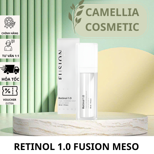 [ĐẠI LÝ CHÍNH HÃNG] Tinh chất Fusion Retinol 1.0 (New version - 0.3% Retinol) dành riêng cho da dầu mụn 30ml