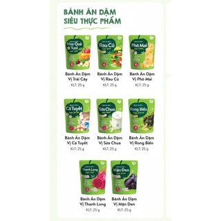 Bánh ăn dặm cho bé vị rau củ Mămmy giàu chất xơ, vitamin khoáng chất, hình que ngắn 25 gram