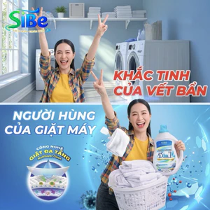 Giá sốc 📍NƯỚC GIẶT XẢ SiBE 5in1 chất lượng tuyệt vời • sạch hơn • thơm hơn