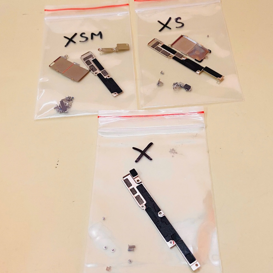 Bộ nẹp màn hình và nẹp pin (kèm ốc vít đầy đủ) gắn trong dành cho máy X-XS-XSM