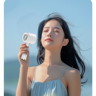 Quạt Mini cầm tay Nutana 100 cấp độ gió pin khủng 5000mah bảo hành chính hãng
