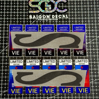 |1 Cái/Cặp| Tem Sticker DTF Dán Biển Số Xe Lá Cờ, Chữ S - Tuỳ Chỉnh Dán Theo Ý Thích - 4 Mẫu Cờ