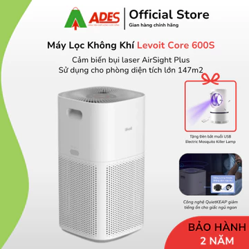 ✔️Máy Lọc Không Khí Levoit Core 600S 148m2 Lọc bụi mịn Đèn cảm biến chất lượng không khí✔️Chính Hãng ✔️BH 24 tháng✔️