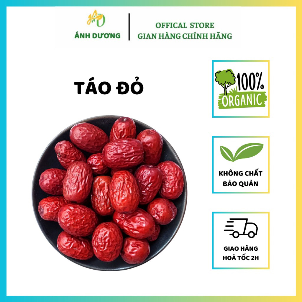500GR Táo Đỏ, Hồng Táo Nguyên Quả Ngon Giúp Giảm Stress, Cải Thiện Giấc Ngủ, Tăng Cường Miễn Dịch