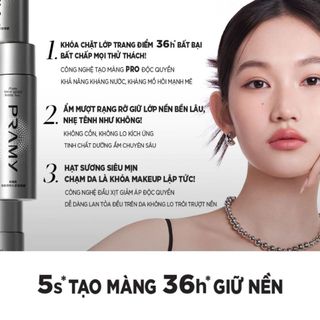 [Y361] Xịt Khoá Nền Makeup PRAMY Artist Setting Spray - Vỏ Bạc - Khóa Chặt Lớp Trang Điểm Bền Bỉ, Kiềm Dầu, Dưỡng Ẩm