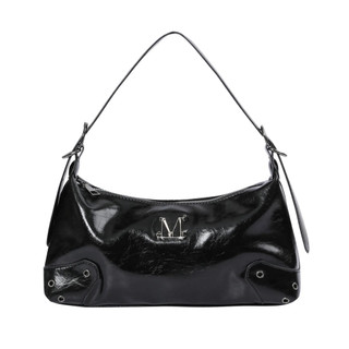Babb Metal Logo 2-Way Eyelet Crossbody Bag Unisex