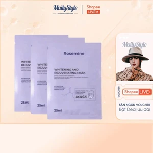 M13_[KÈM QUÀ] Mặt nạ Rosemine whitening and rejuvenating mask