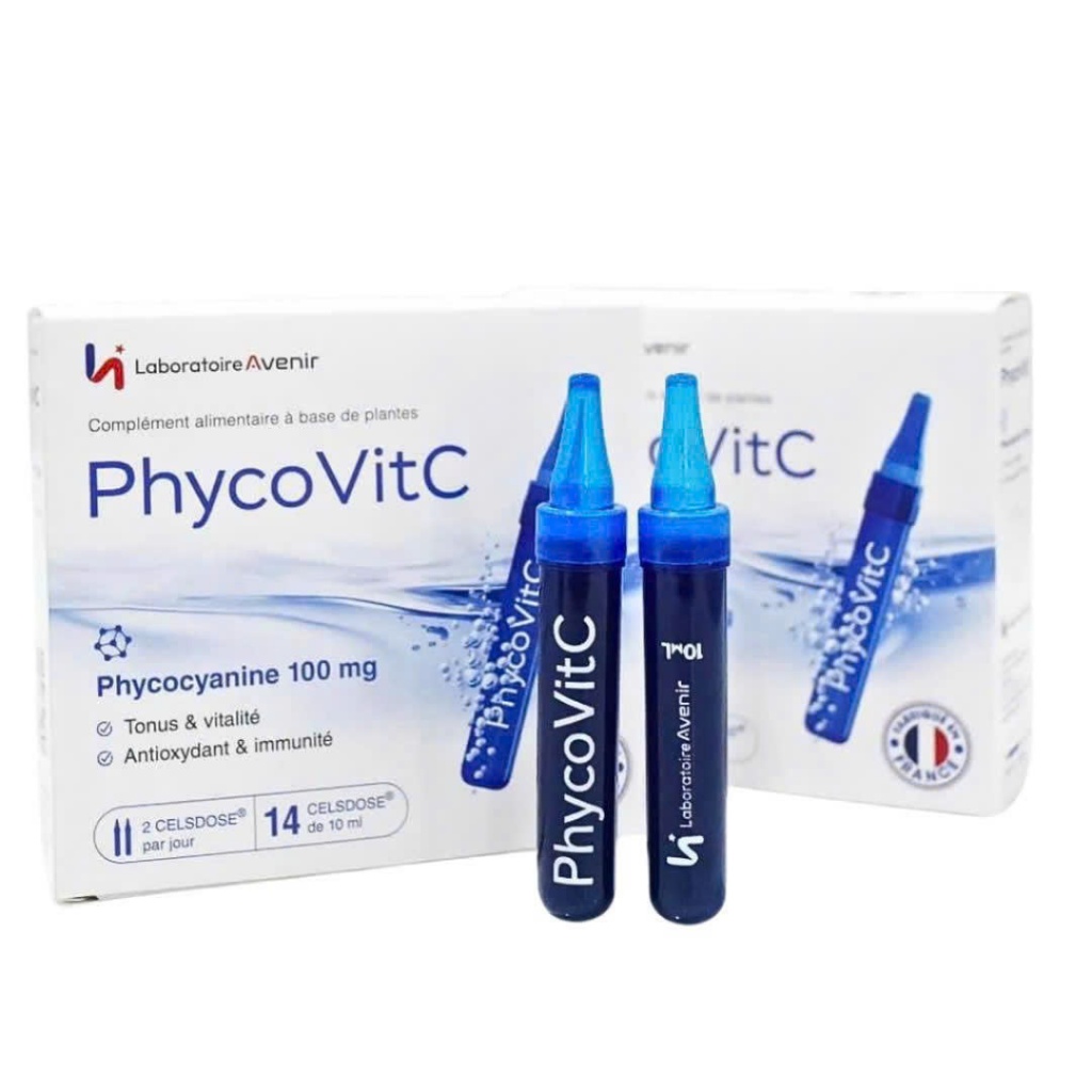 A84_[KÈM QUÀ] Nước uống tảo tươi PhycoVitC Avenir Pháp