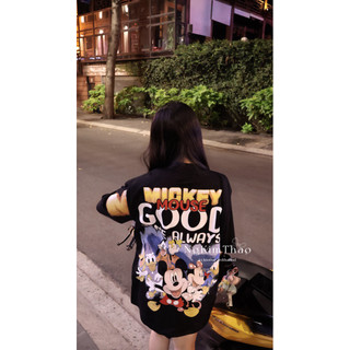 [ẢNH CHÍNH CHỦ] Áo Thun Cotton 100% Thái Mickey New Version In Full 2 Mặt