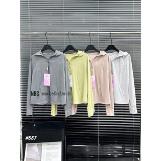 Áo khoác nắng khóa mũ su lạnh 557