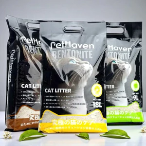 Cát Vệ Sinh Cho Mèo PetHaven 9L (4kg), Cát Đất Sét Khử Mùi Tốt, Thấm Hút Và Vón Cục Siêu Nhanh